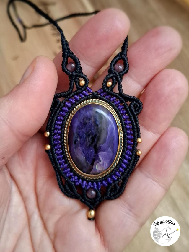 Collier Charoite 🪷