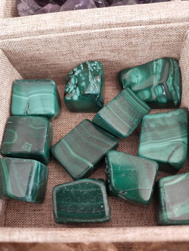 Pierre Roulée Malachite