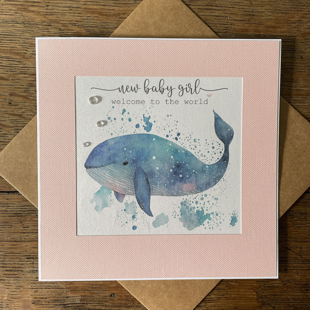 G52 Welcome to the World New Baby Whale