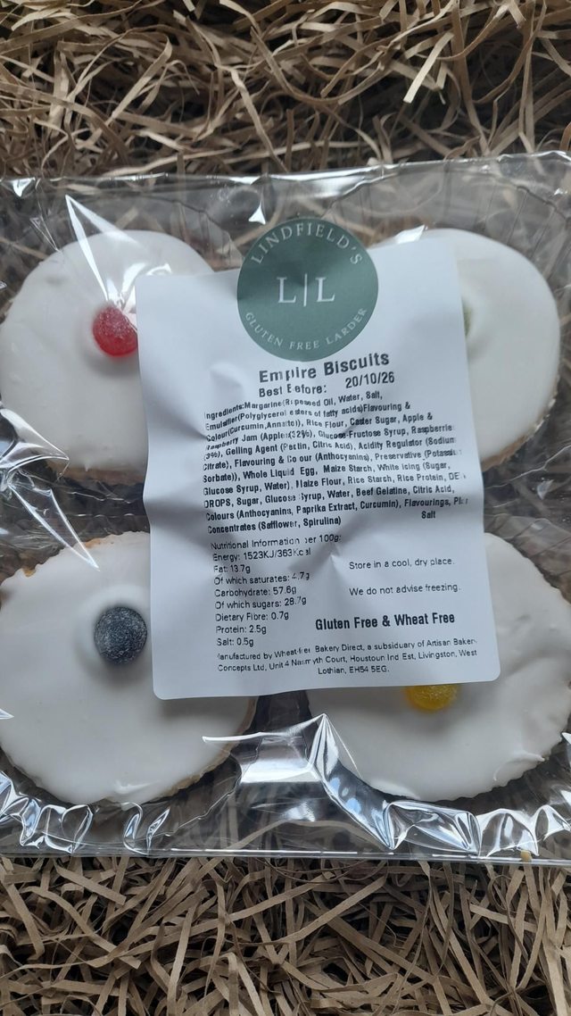 4 x Empire Biscuits