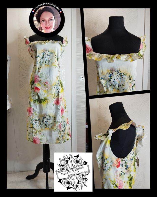 Robe Hearts Roses Kyra Pencil in Multicolor T46