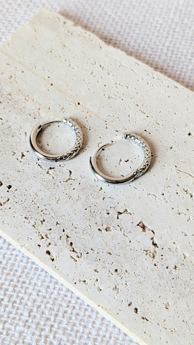 Créoles - Modèle 2 - Argenté