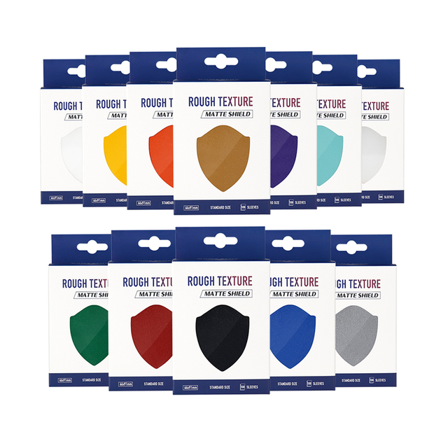 100 Matte Texture Sleeves - Various Colours
