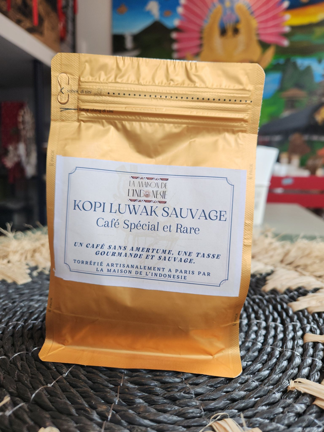 Café Spécial et Rare - Kopi Luwak Sauvage