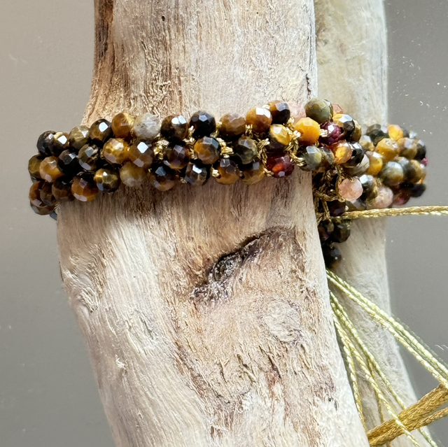 Bracelet Crochet Tigré