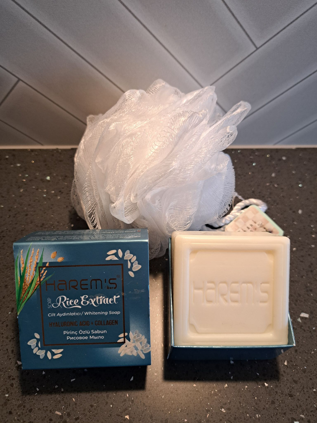 Rice Soap &amp; Scrunch