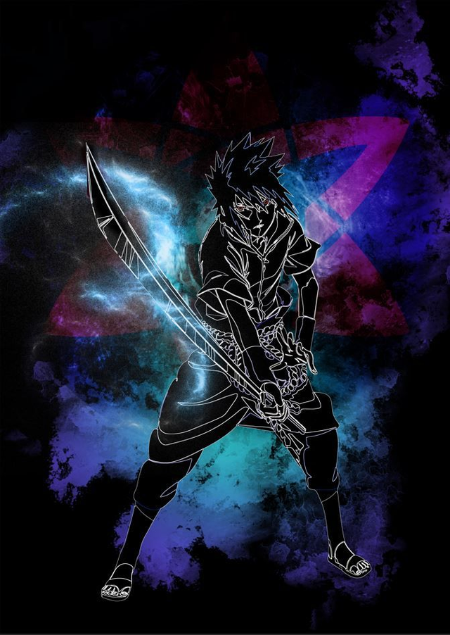 Poster Sasuke Mangekyou 