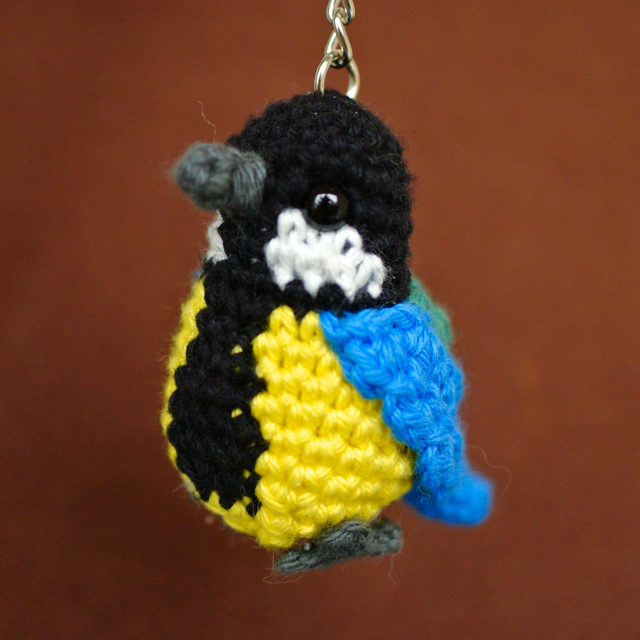 Crochet Bird - Great Tit