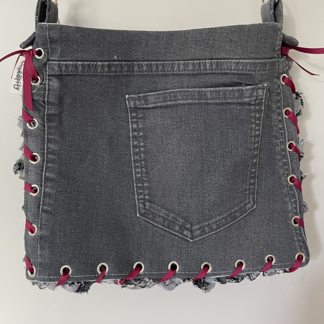Frizzle knitted crossbody bag