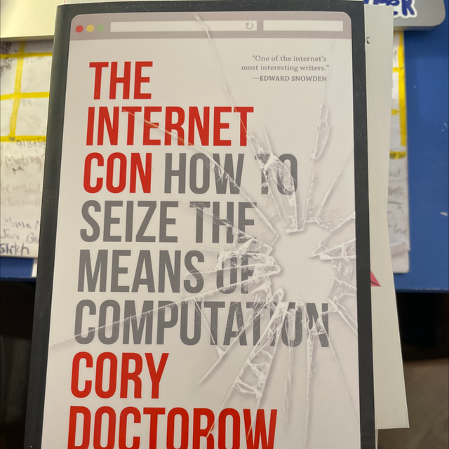 The Internet Con Cory Doctorow