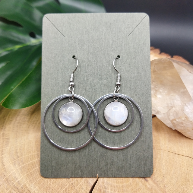 Boucles d'oreilles Péristérite