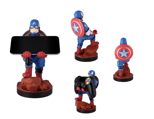 Captain America - Porta Controller &amp; Phone Support – 20cm 🇺🇸🛡️