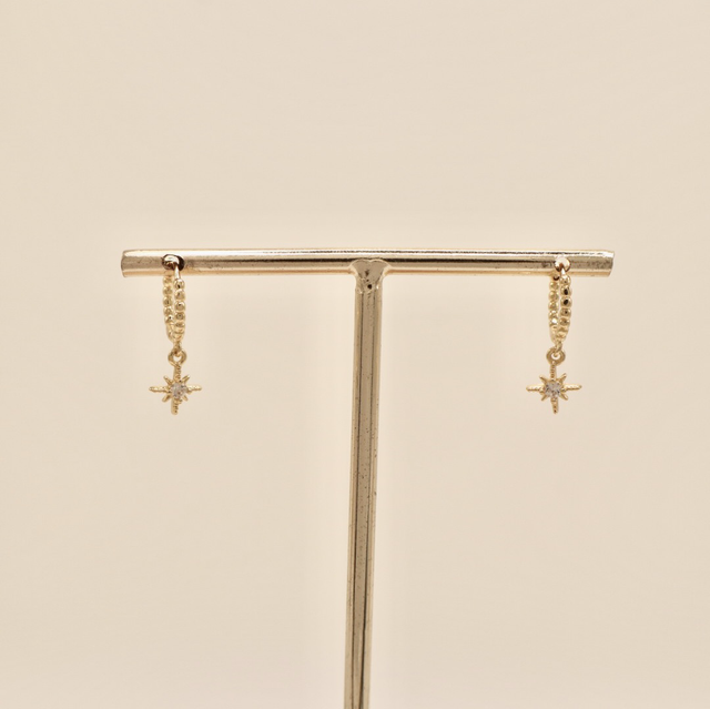 Pendientes Aro Estrella