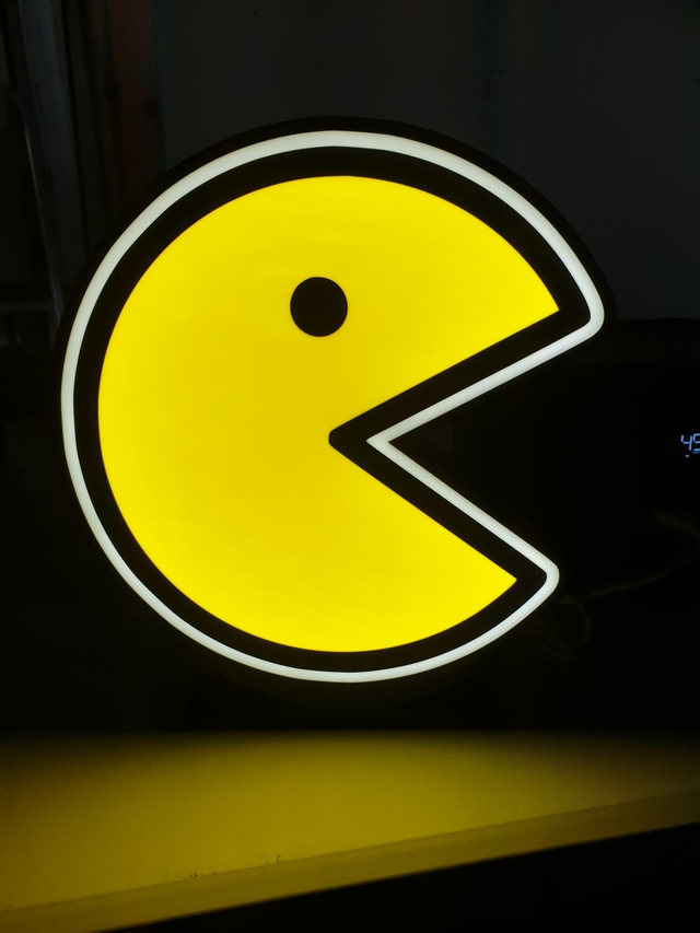 Lampe Pac-Man Jaune