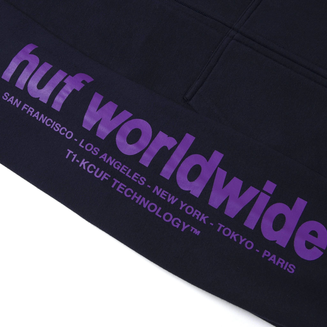 B775X695 - HUF PRISM TT FULL ZIP HOODIE