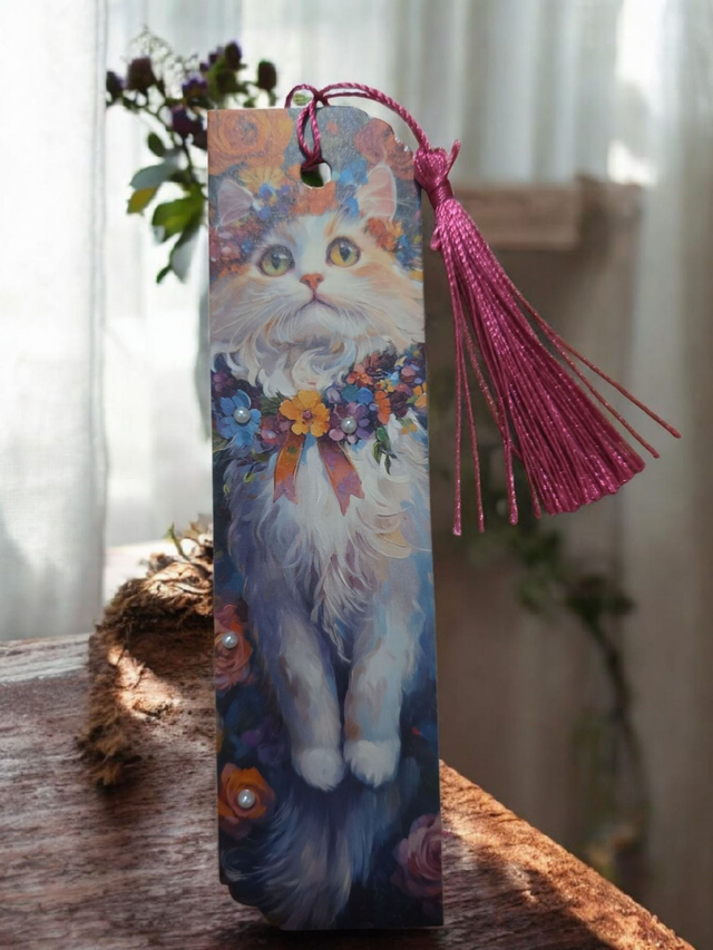 Marque-page 20 &quot;Une couronne de fleur &quot;