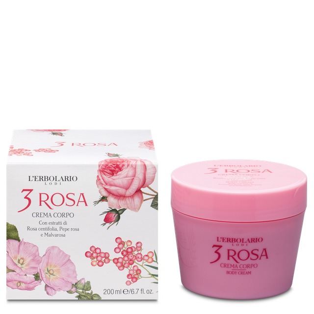 3 Rosa Crema Corpo