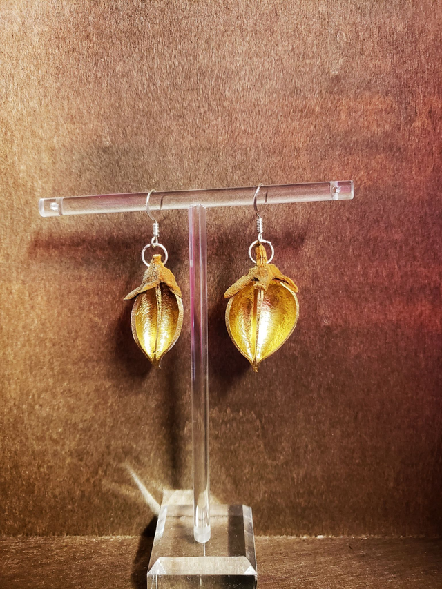 Ohrringe Blauglockenbaum gold/silber