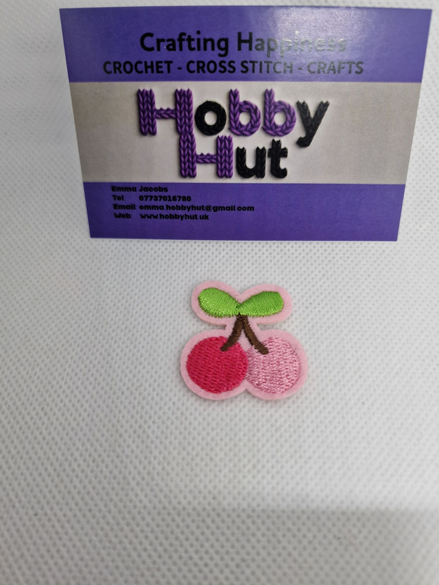Embroidered Patch - Cherries