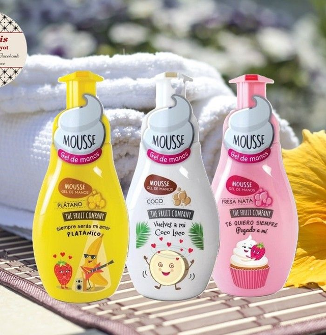 The Fruit Company " Gels mousses mains "