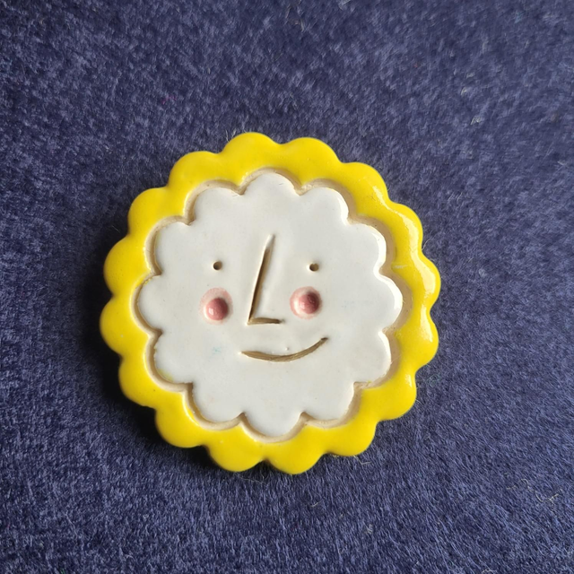 Twistsmith Smiley Face Brooch - 5 colours available