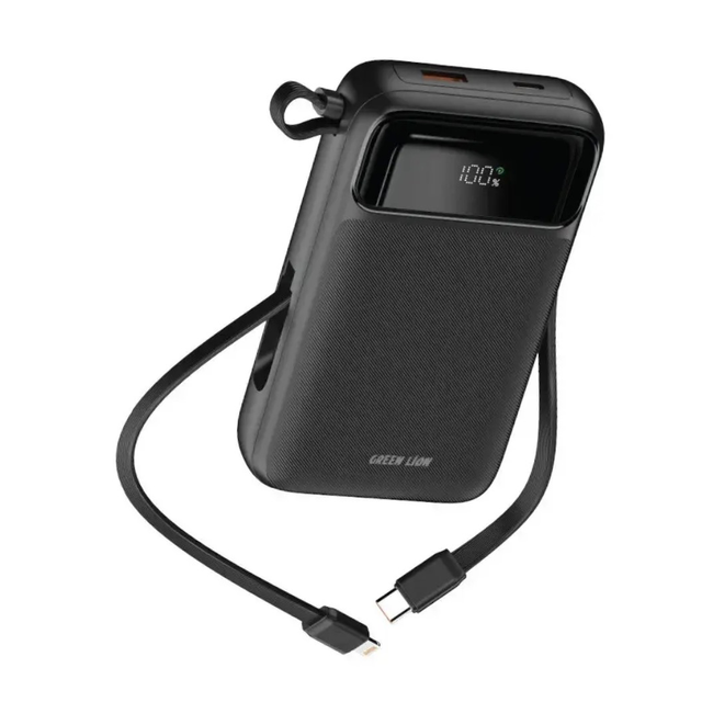 Green Lion Luzern 20000mAh MagSafe Powerbank – Sort