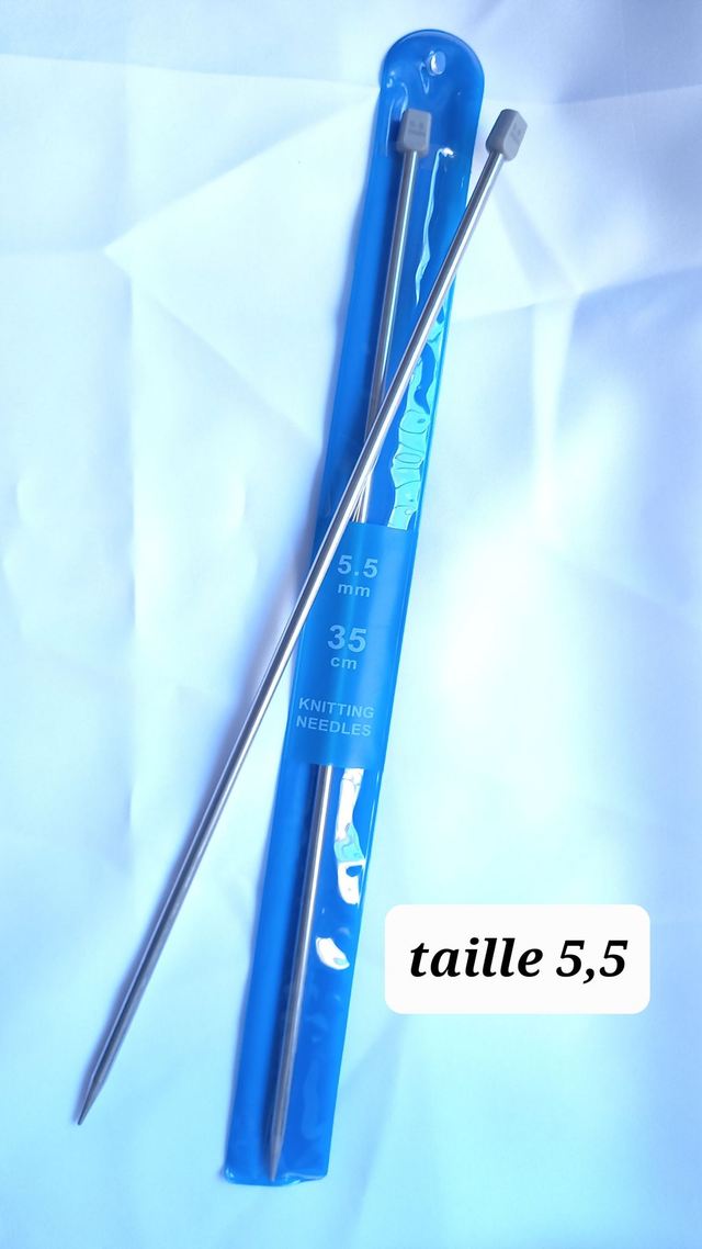 Aiguilles à tricoter taille 05.5