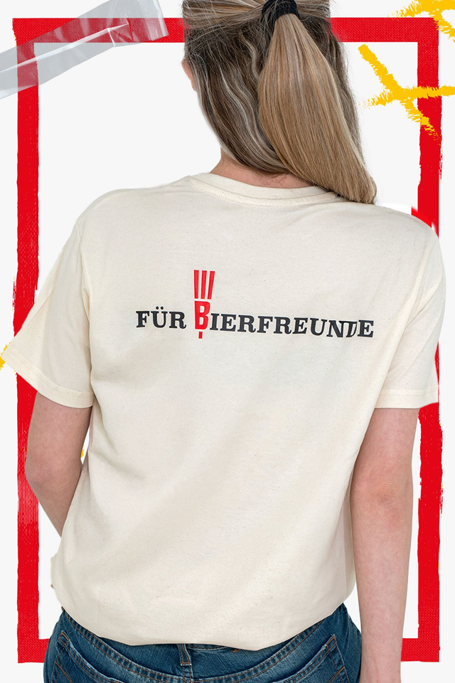 Tshirt - Bierfreunde - beige