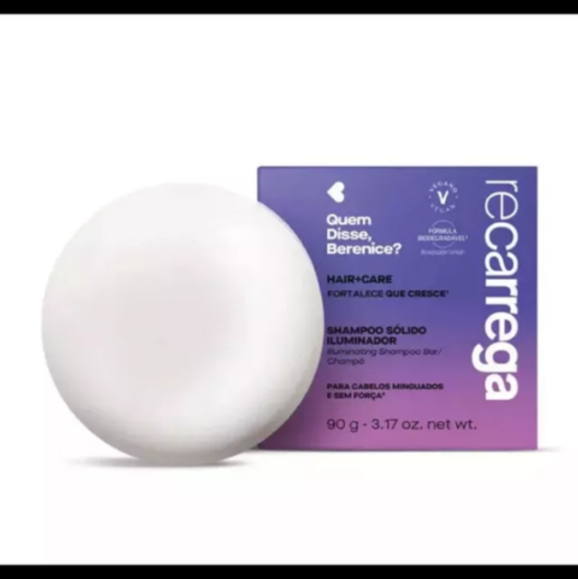 Shampoo Sólido Iluminador Recarrega 90g