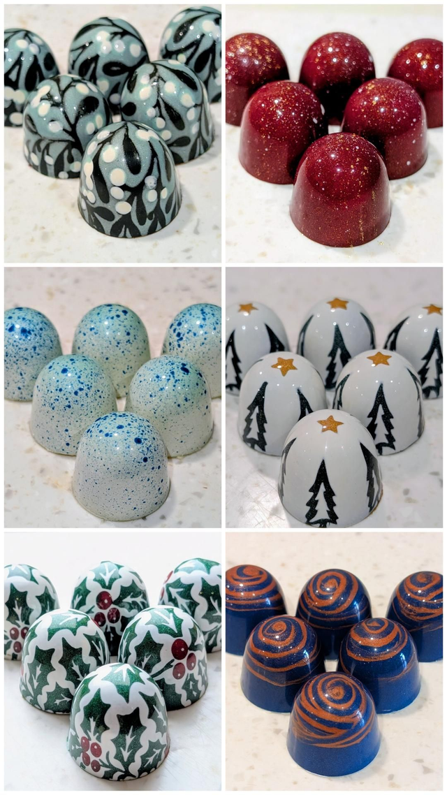 Christmas chocolate collection available for pre order from the 1st of November 