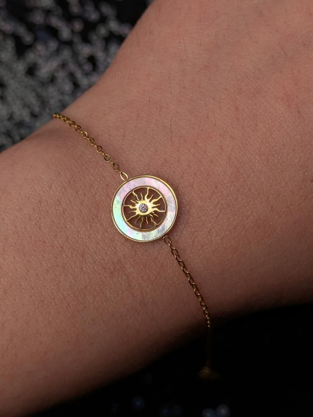 Bracelet nacre soleil 