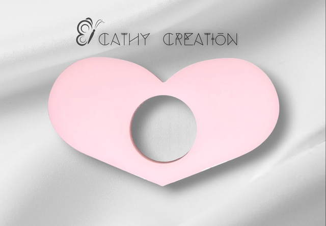 Bague de lecture coeur rose