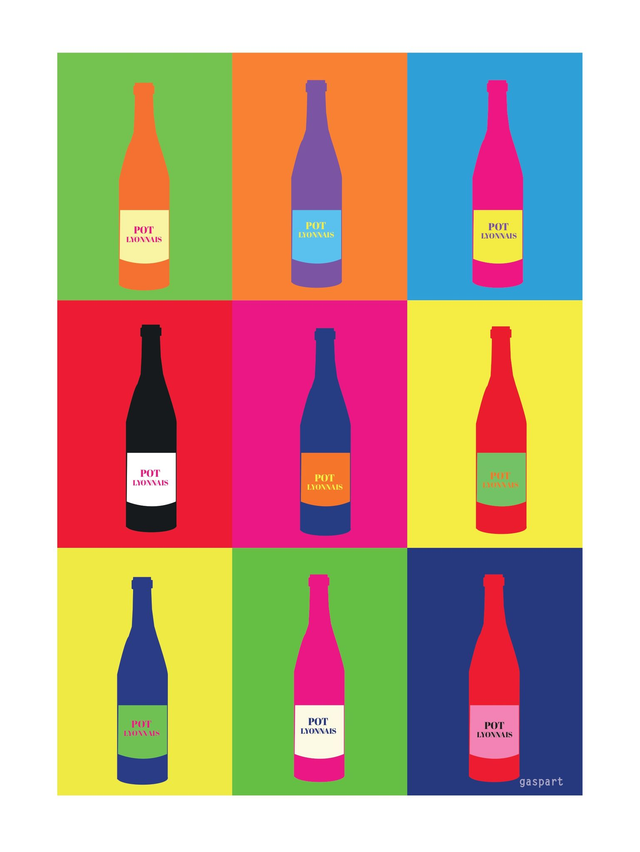 42-Pot Lyonnais façon Warhol