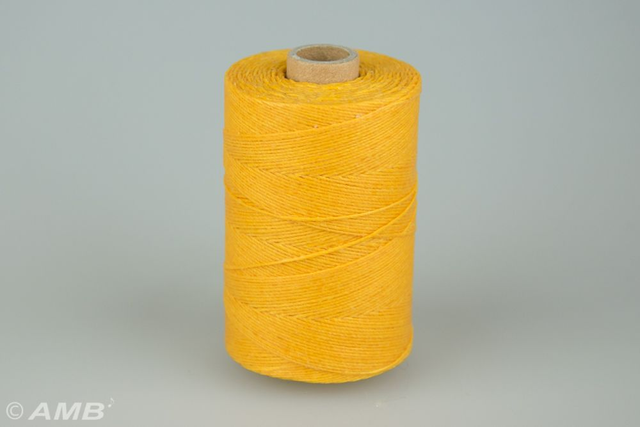 Hemp, gelb, gewachst (Hanfgarn)