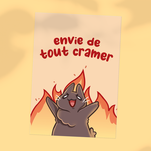 Print A5 ENVIE DE TOUT CRAMER (AGENT DU CHAOS)