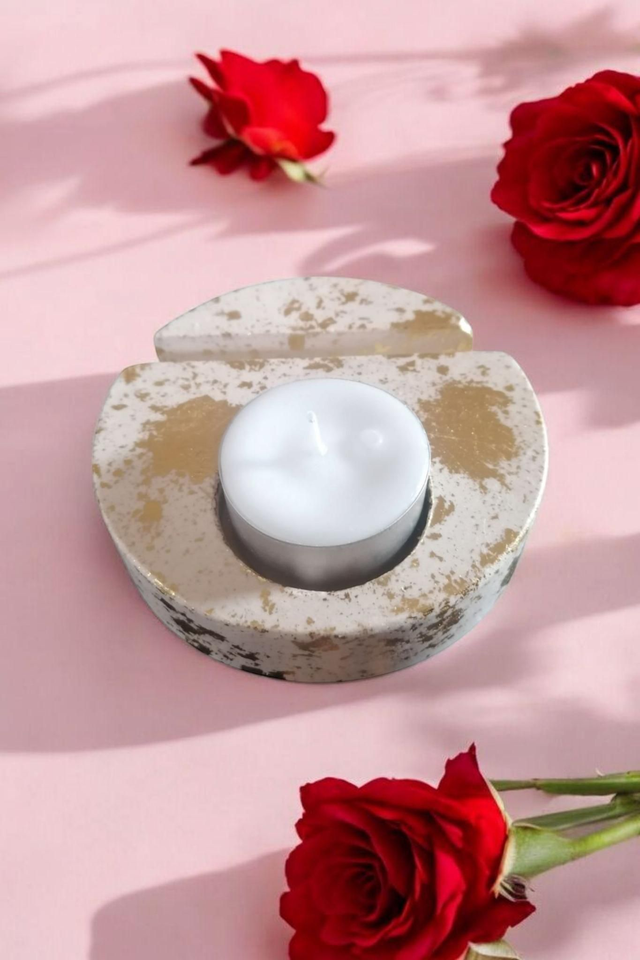 Bougeoir porte photo 1 bougie artisanal