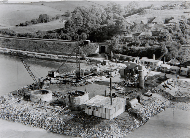 Postcard- View of Plymouth side 1959