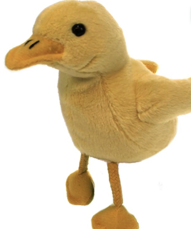 Yellow Duckling Finger Puppet