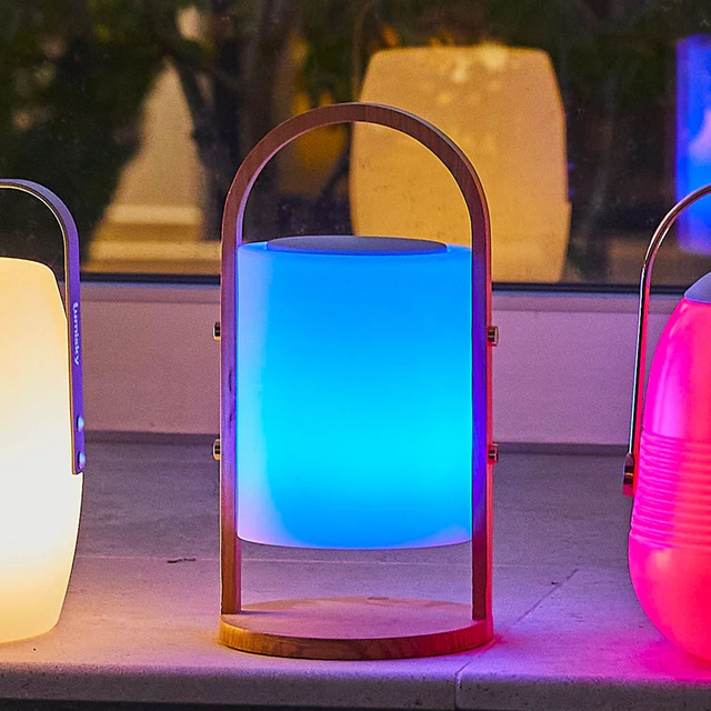 DESTOCKAGE LAMPE ENCEINTE BLUETOOTH LUMISKY WOODY PLAY