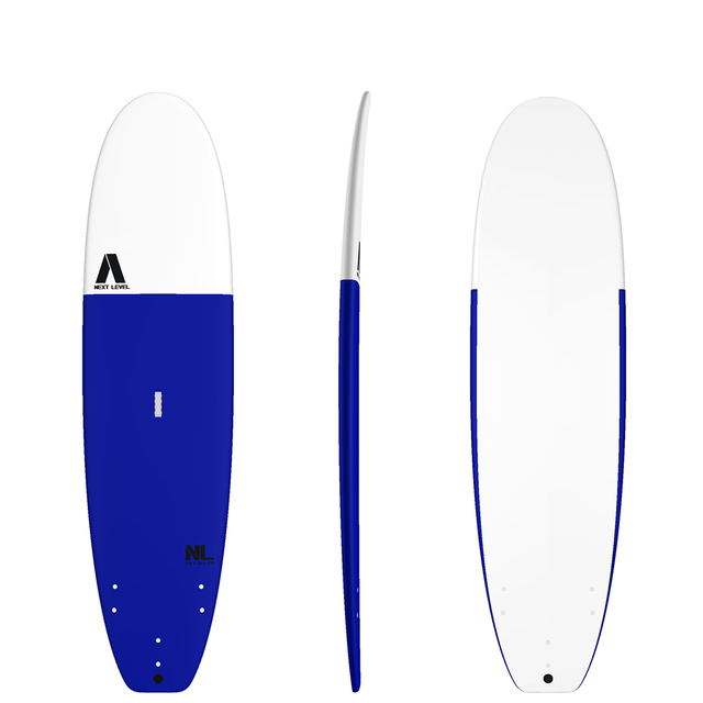 7&#039;6 NEXT LEVEL Soft Surfboard Blue