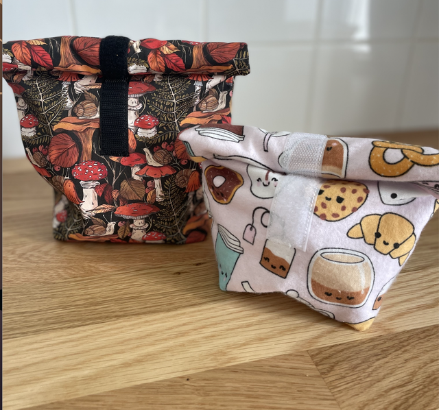 Pochette à collation enroulable grand modèle