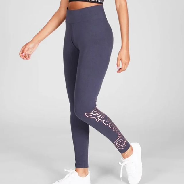 Pineapple leggings - GREY- Adult Small