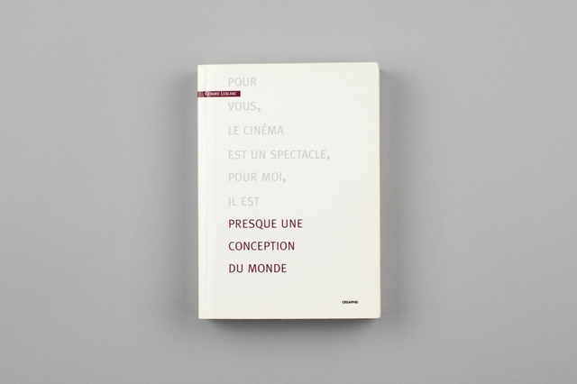 Presque une conception du monde