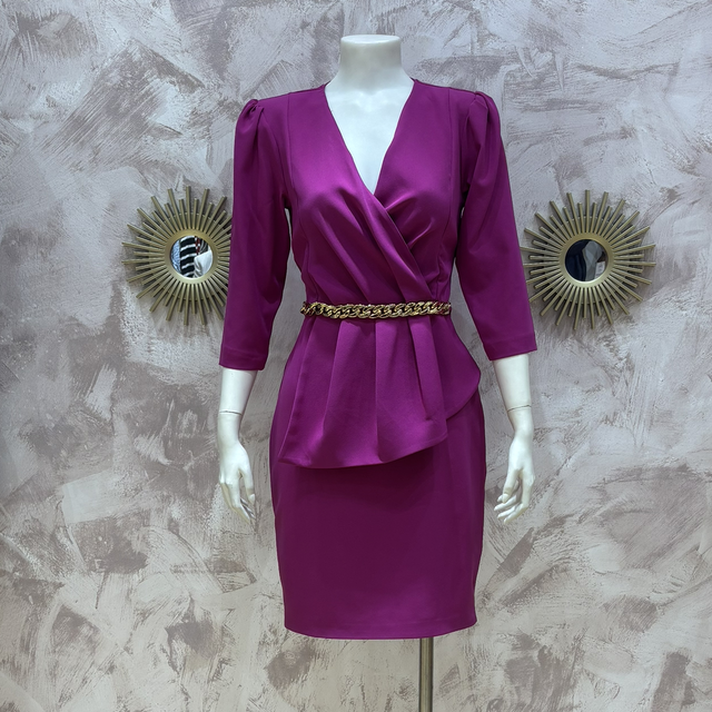 Vestido fucsia