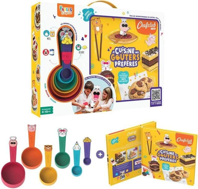 Chefclub Coffre Kids - Je Cuisine Mes Gouters Avec Les Tass