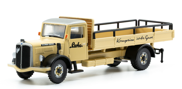Saurer S4C Pritsche Carba 1956 eckige Fenster ACE 1:87