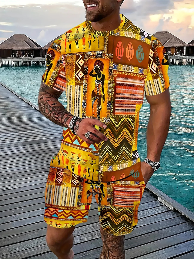 Men's 2pcs Summer Fashion Set