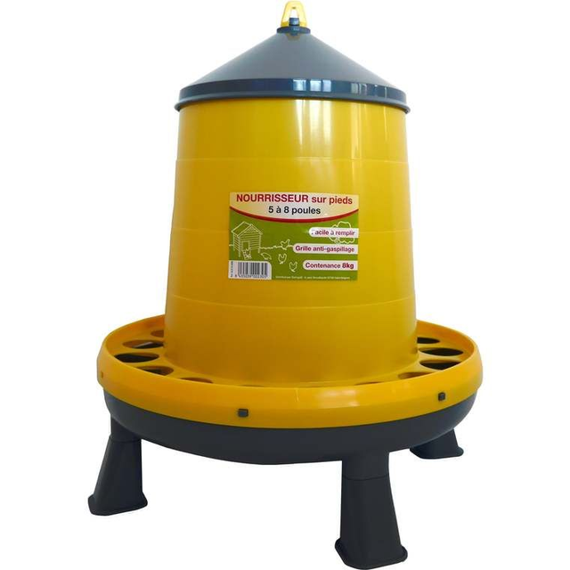Mangeoire à trémie 8 kg d&#039;aliment