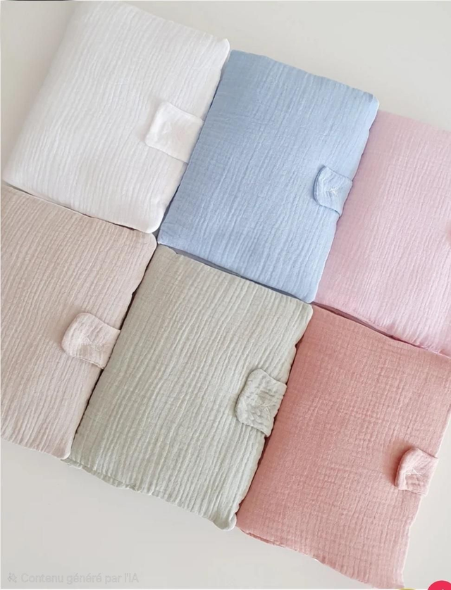 Protège carnet de santé en jersey