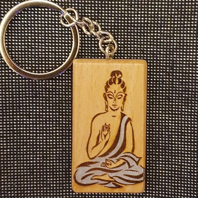 Porte-clef esprit zen, bouddha